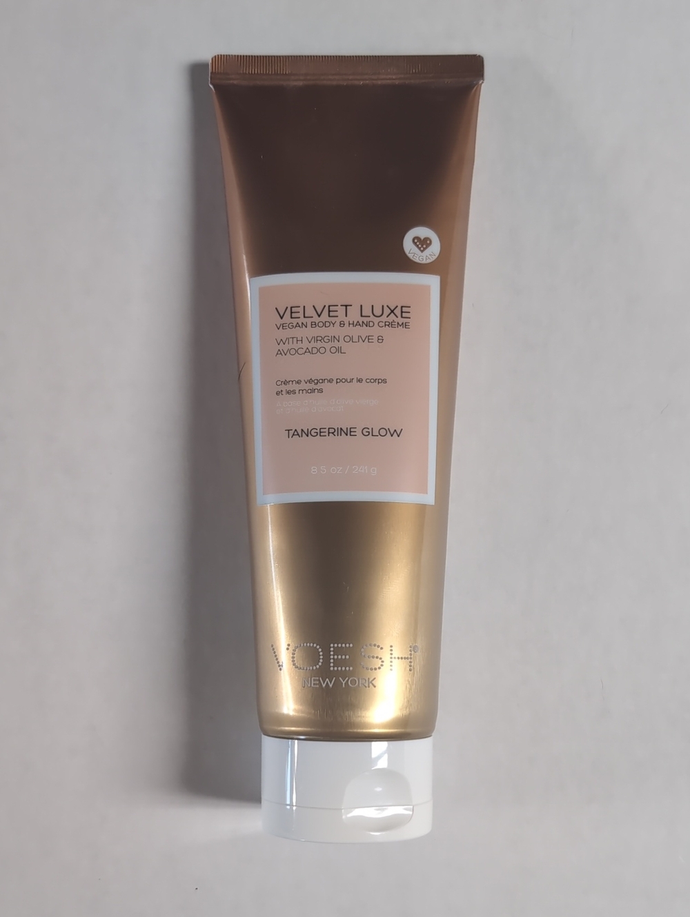 NEW! Voesh Velvet Luxe Vegan Body & Hand Cream Lotion Tangerine Glow 8.5 oz